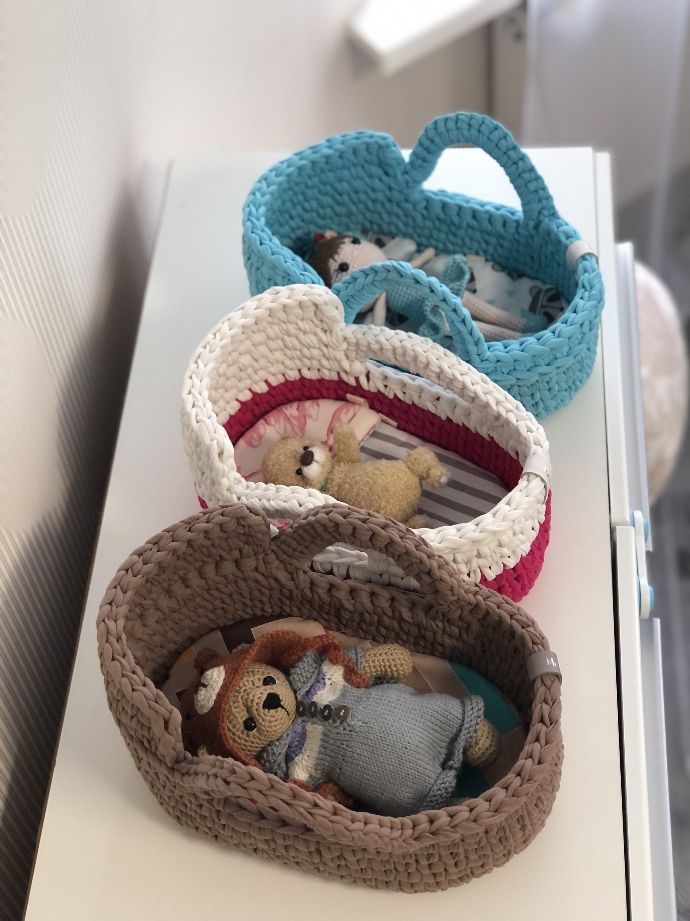 Baby doll carrying moses Сarry cot small moses basket with Etsy