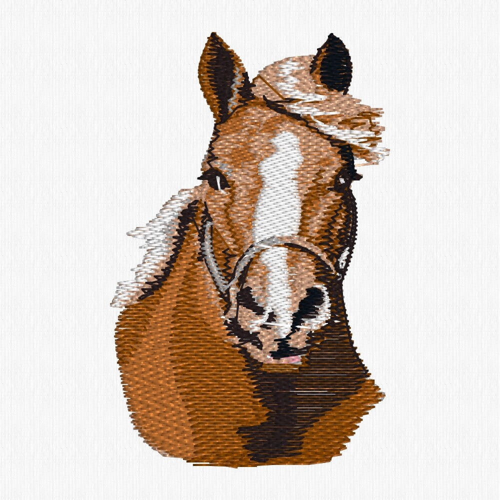 Draft Horse Embroidered Towels Horse Embroidered Towel Etsy UK