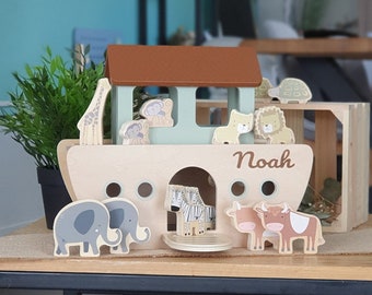 Arche de Noé bois personnalisée - Little Dutch