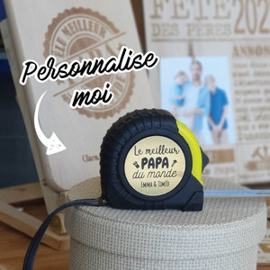 Mètre bricolage personnalisé - Fête des pères