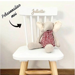 Chaise enfant en bois personnalisée image 2