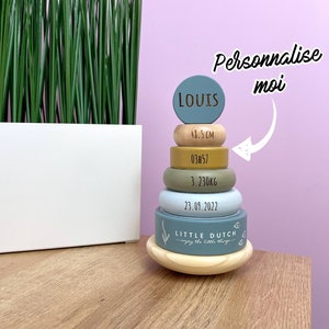 Personalized Blue Ring Tower