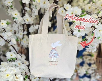 Petit sac de Pâques - Lapin liberty Rose