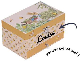 Boîte à bijoux musicale - Pierre Lapin - Trousselier