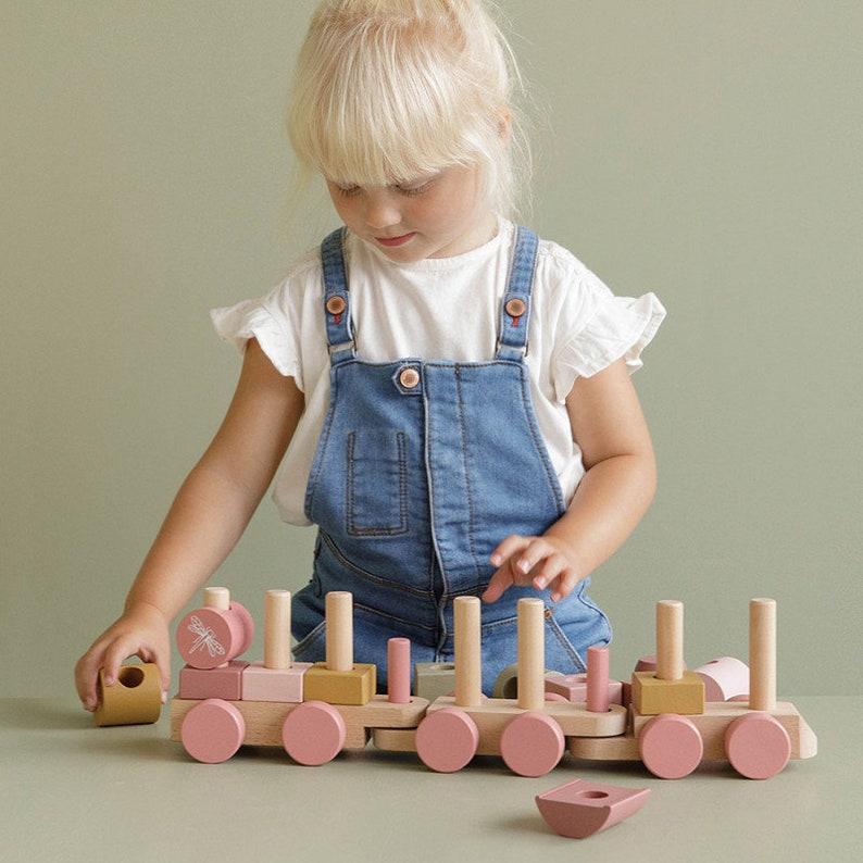 Personalized Engraved Pink Train image 9