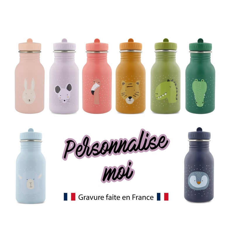 Gourde enfant Trixie personnalisée - Créatrice Etsy : MaFabriquePerso 