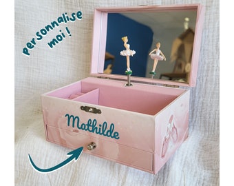 Musical jewelry box - Phosphorescent ballerina - Trousselier