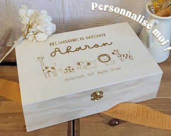 Coffret de naissance personnalisé - Savane