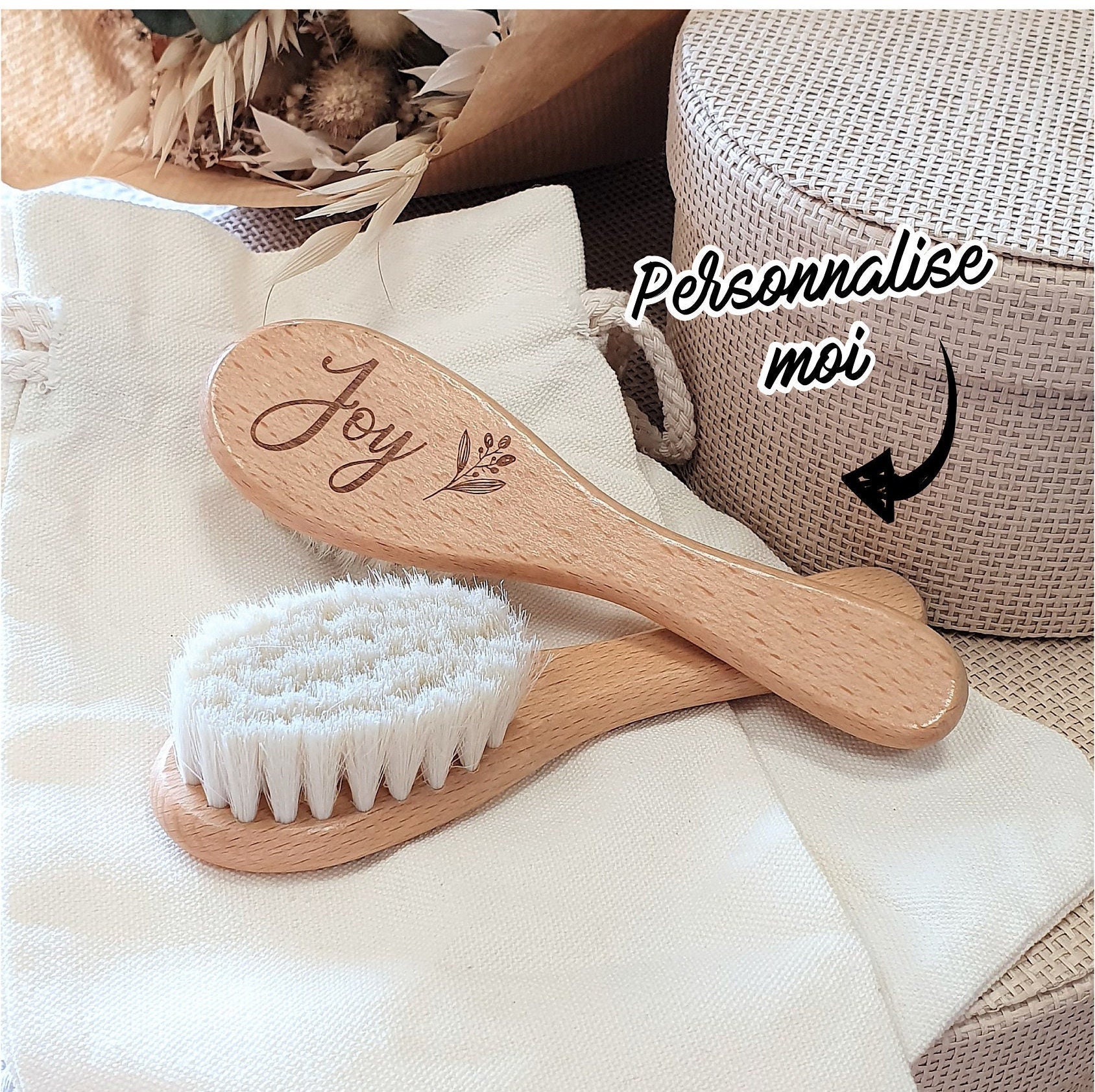 Brosse Cheveux Bébé Personnalisable