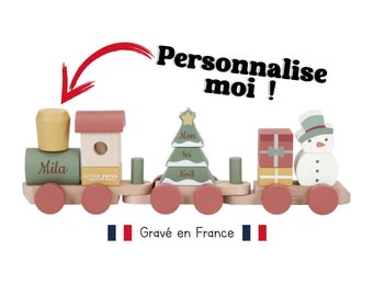 Train de Noël personnalisé - Little Dutch