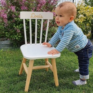 Chaise enfant en bois personnalisée image 3