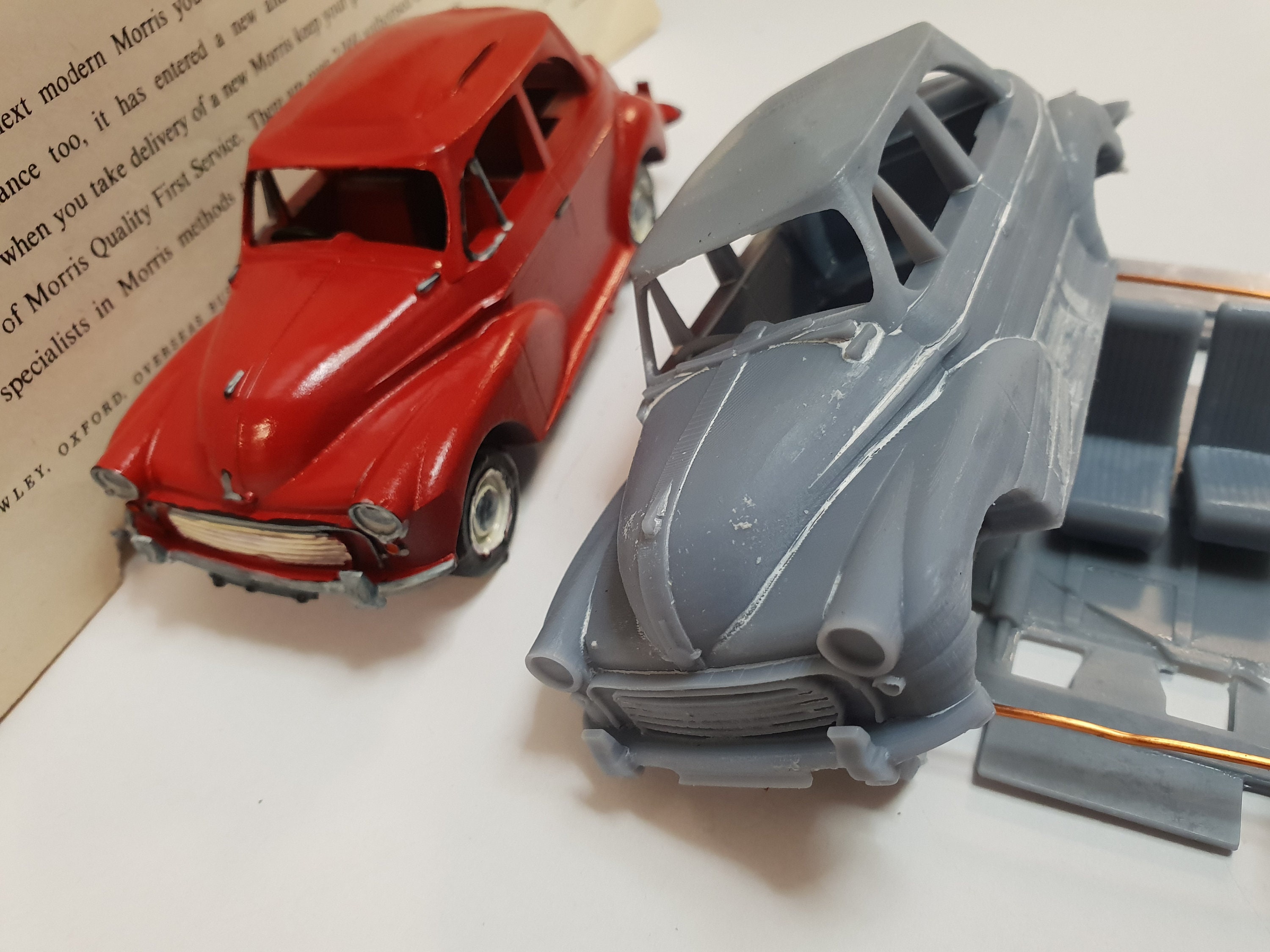Morris Minor 3D printed Model Kit Etsy