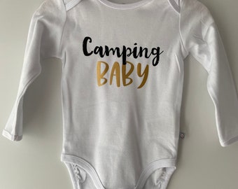 Babybody Camping Baby Bodies für Babys und Kinder