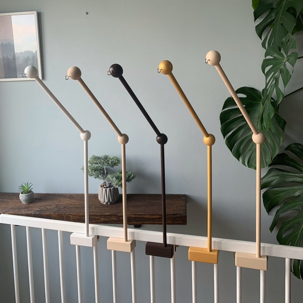 White Mobile Arm Crib Etsy