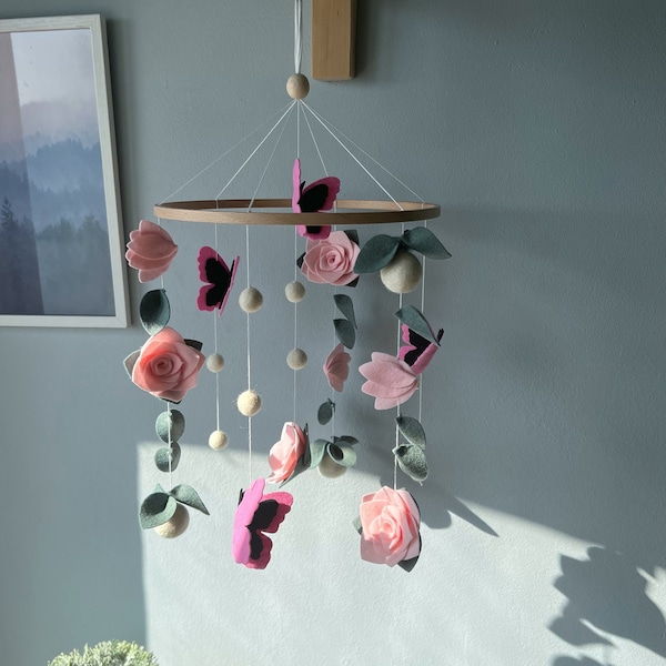 Baby Girl Mobiles Etsy