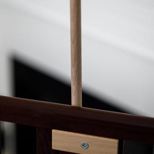 Baby mobile holder, Baby mobile arm, Wooden baby mobile stand, crib baby mobile attachment, nursery mobile stand image 13