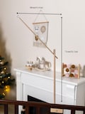 Beech Wood Baby Mobile Holder: Crib Wooden Baby Mobile arm, Nursery Decor product logo