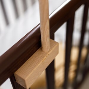 Baby mobile holder, Baby mobile arm, Wooden baby mobile stand, crib baby mobile attachment, nursery mobile stand image 9