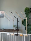 Baby mobile arm / holder- Wooden baby mobile stand - crib baby mobile attachment-nursery mobile stand product logo