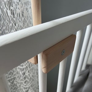 Baby mobile arm / holder Wooden baby mobile stand crib baby mobile attachment-nursery mobile stand image 7
