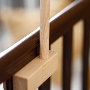 Baby mobile holder, Baby mobile arm, Wooden baby mobile stand, crib baby mobile attachment, nursery mobile stand image 14