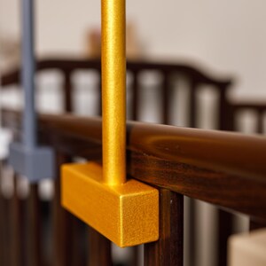 Baby mobile holder, Baby mobile arm, Wooden baby mobile stand, crib baby mobile attachment, nursery mobile stand image 14