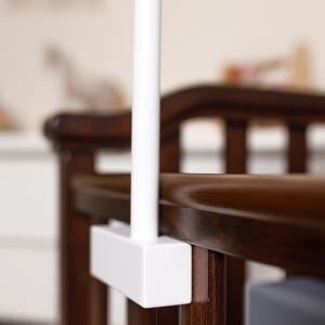 Baby mobile holder, Baby mobile arm, Wooden baby mobile stand, crib baby mobile attachment, nursery mobile stand image 16