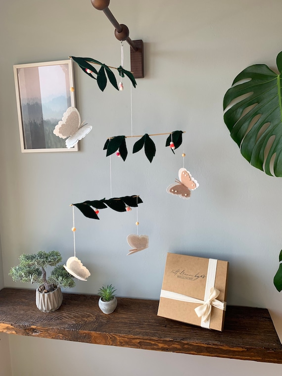 Montessori Butterfly Mobile Baby Mobile Butterfly Nursery Etsy