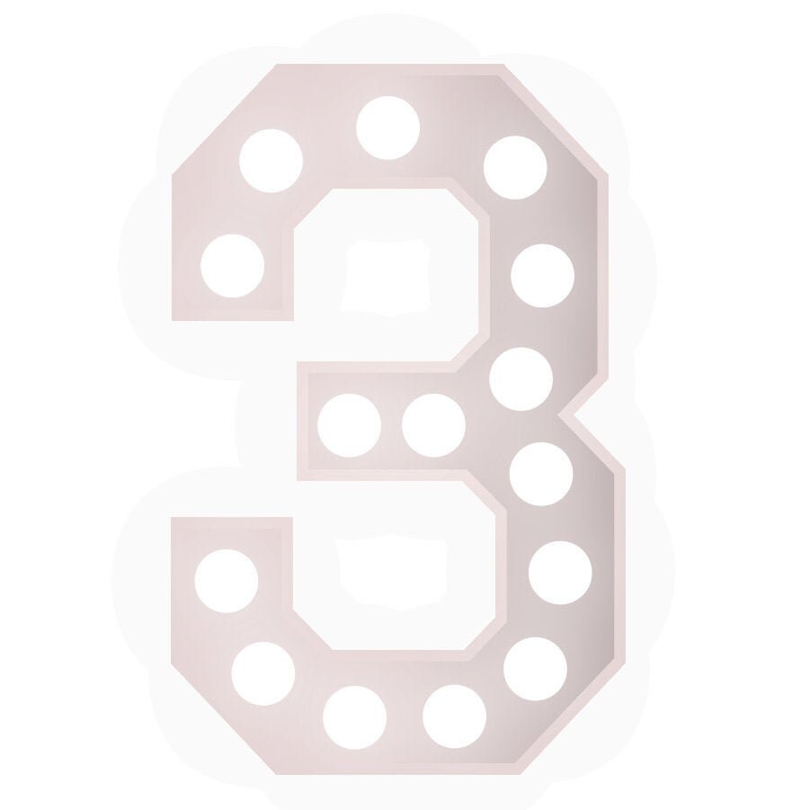 Downloadable Marquee Font Number 3 | Etsy