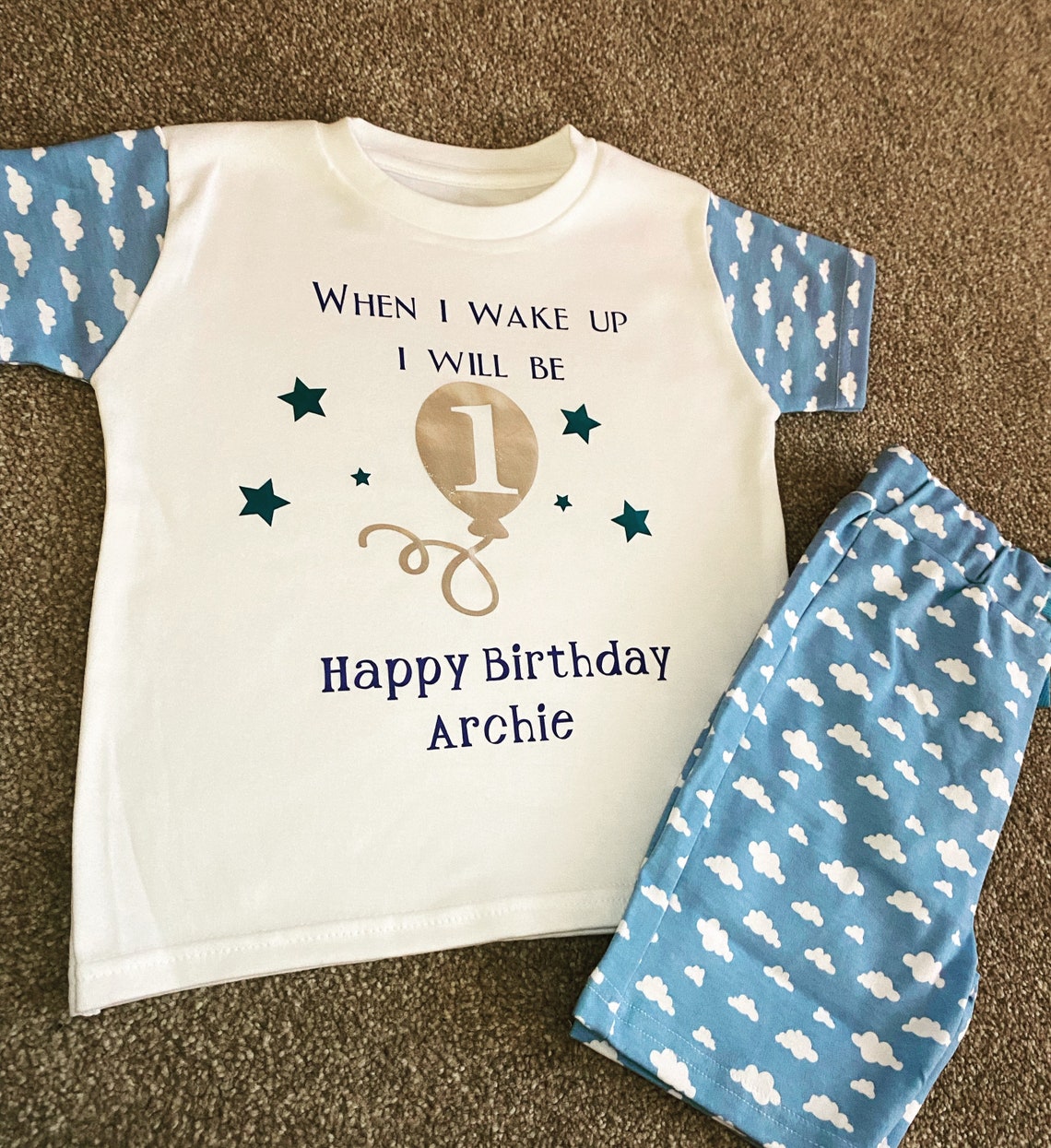 Birthday Pjs Etsy