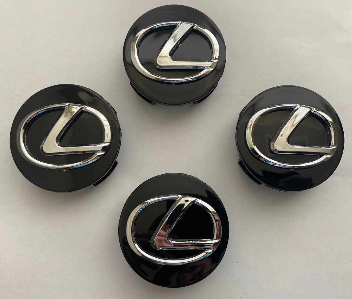 4x Chrome Lexus Center Caps 62mm Hub Caps For 20062019 Lexus Etsy