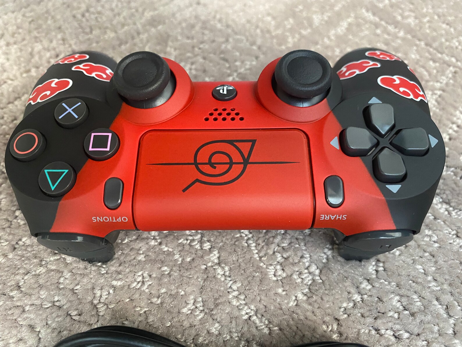 PS4 Controller NARUTO Theme Wireless Dualshock for Playstation Etsy