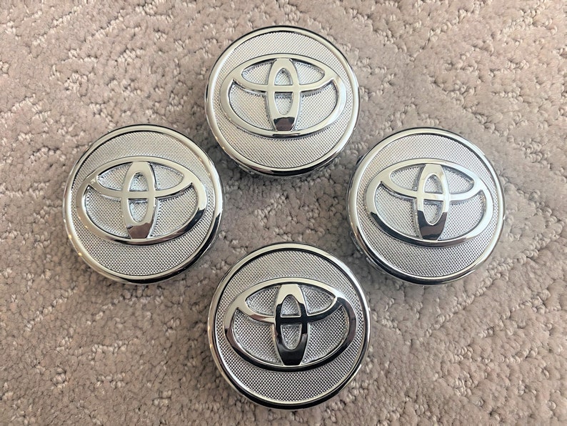 4x TOYOTA 57mm Wheel Center Caps Corolla Prius Yaris Etsy