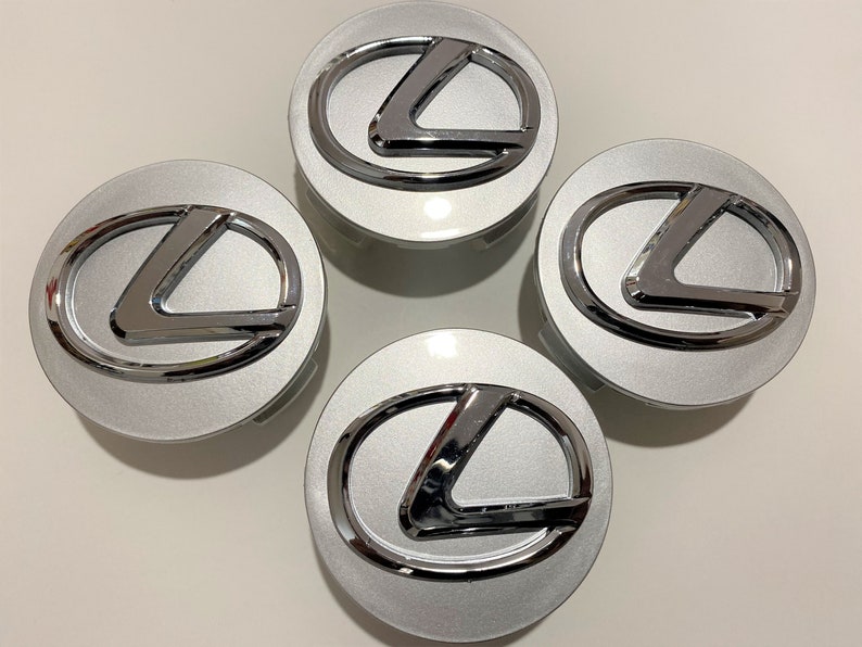 4x Chrome Lexus Center Caps 62mm Hub Caps For 20062019 Lexus Etsy