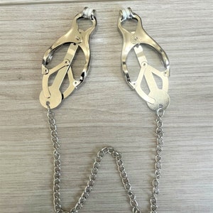 stainless steel nipple clamps adult clover nipple stimulation for sex adult toys