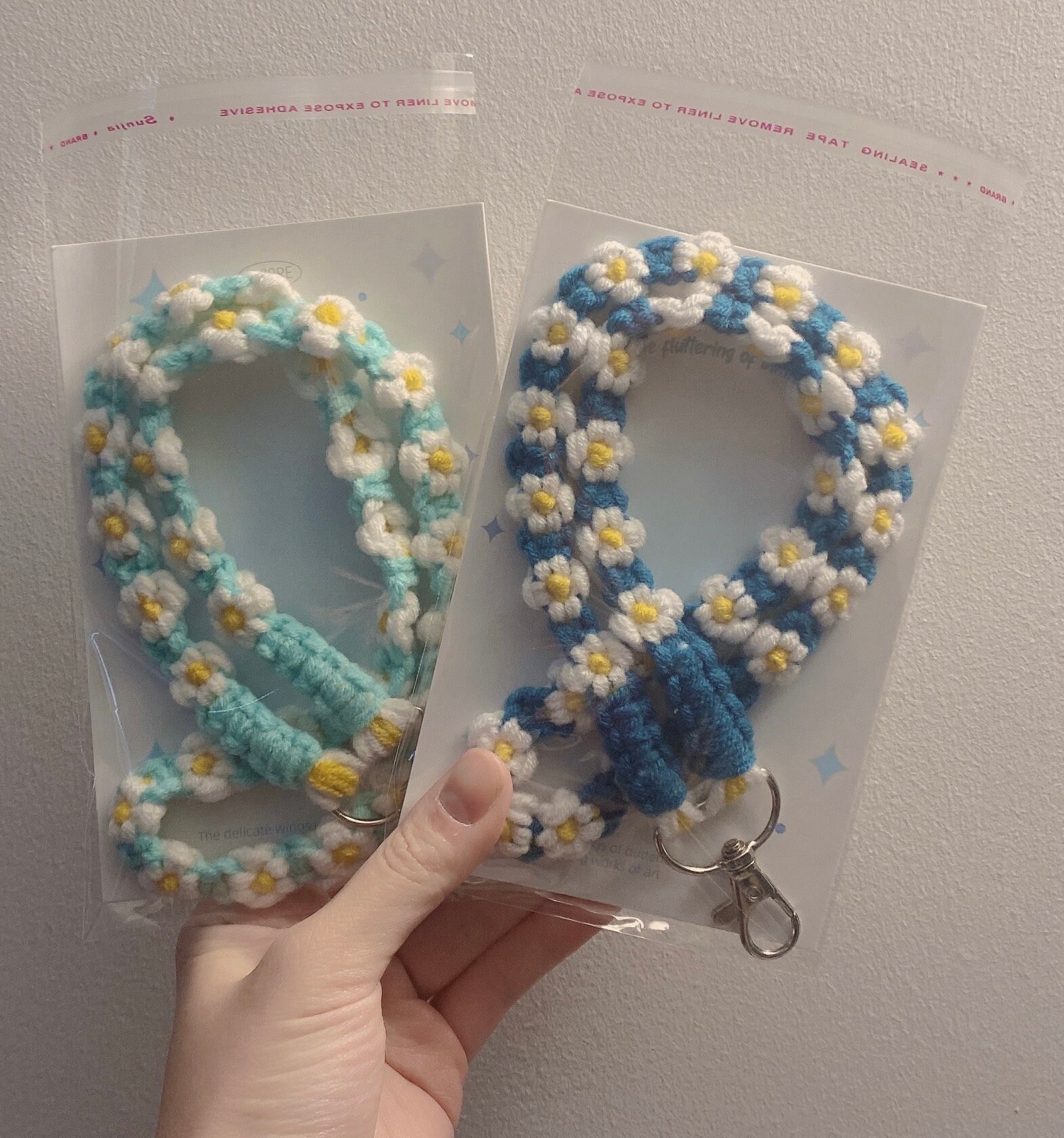 Handmade Flower Lanyard | Flower Lanyard | Cotton Lanyard | Work ...