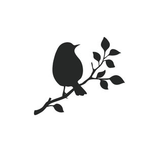 Patrón de plegado de libro cortado y doblado de pájaros