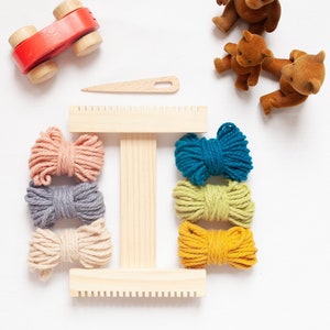 Weaving kit for kids, craft kit, gift for kids image 1
