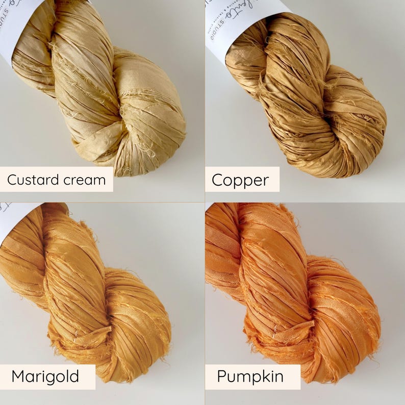 Sari silk ribbon by the meter. Silk ribbon for floral bouquets, journals, weaving, scrapbooking and more. image 4