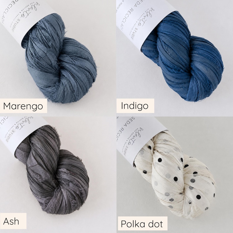 Sari silk ribbon by the meter. Silk ribbon for floral bouquets, journals, weaving, scrapbooking and more. image 13