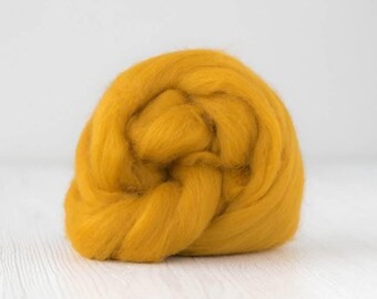 Merino wool roving – fine fiber for needle felting, spinning, wet felting, weaving and textile art projects