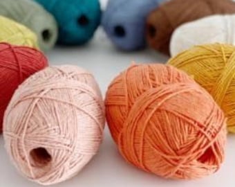 Eco Cotton Yarn Cone, 100g Recycled Fiber, Knitting, Crochet, Weaving