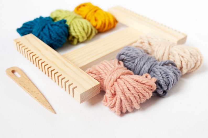 Weaving kit for kids, craft kit, gift for kids image 3