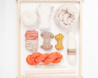 Kit iniciación al telar/ DIY/ principiantes/ weaving kit/ kit metier a tisser