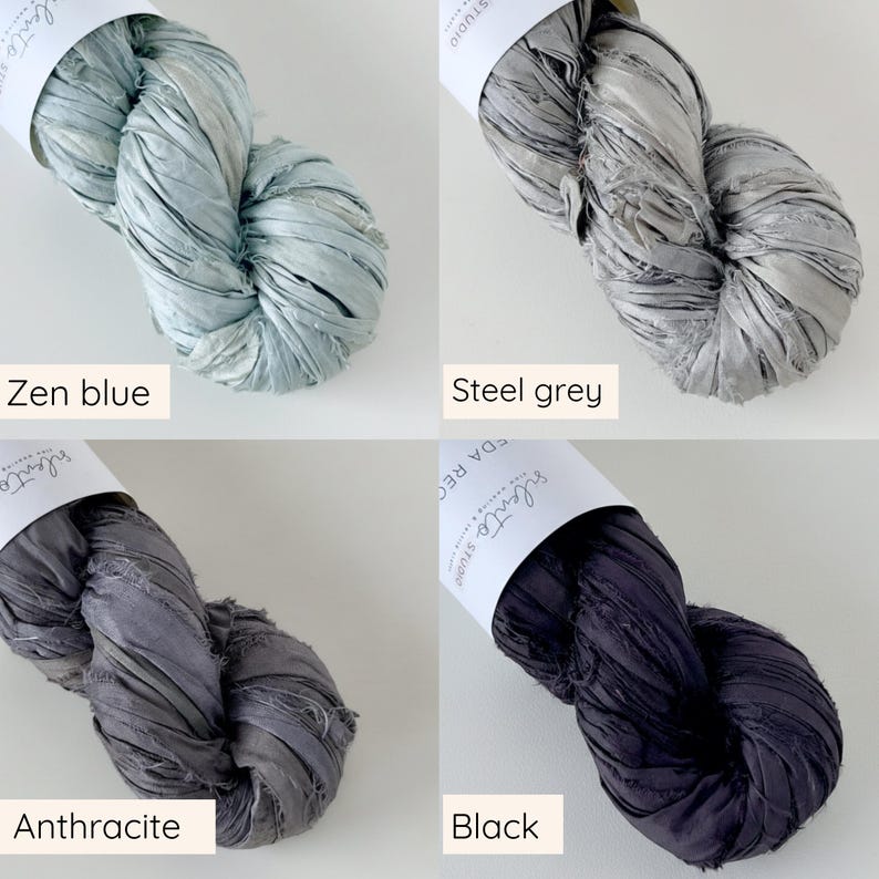 Sari silk ribbon by the meter. Silk ribbon for floral bouquets, journals, weaving, scrapbooking and more. image 12