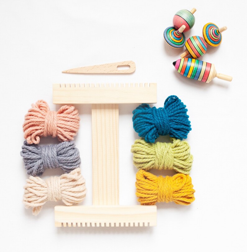 Weaving kit for kids, craft kit, gift for kids image 6