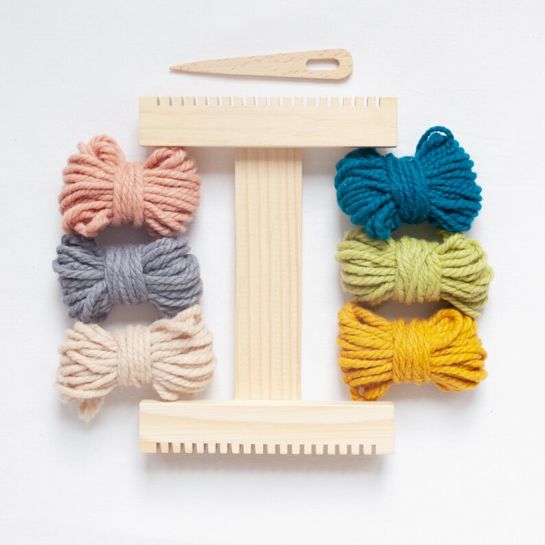 Weaving kit for kids, craft kit, gift for kids image 2