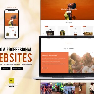 Responsiv webbdesign | Mobilvänlig företagswebbplats | Omdesign av webbplats | Shopify Wix WordPress Squarespace bild 6