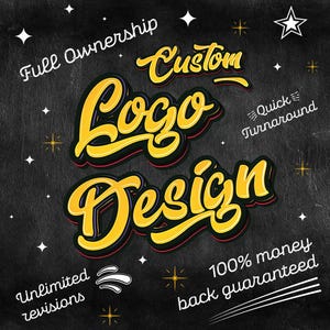 Custom Logo Design: Modern, Minimalist Branding