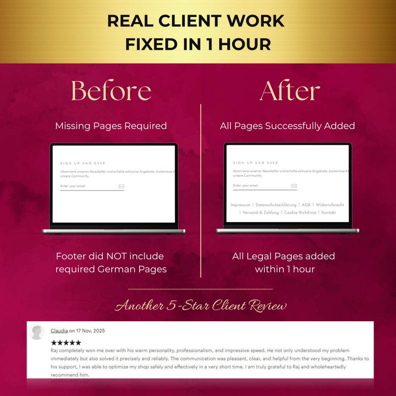 1 Hour Website Design Help: Shopify, Wix & WordPress image 3